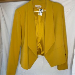 Golden yellow blazer
